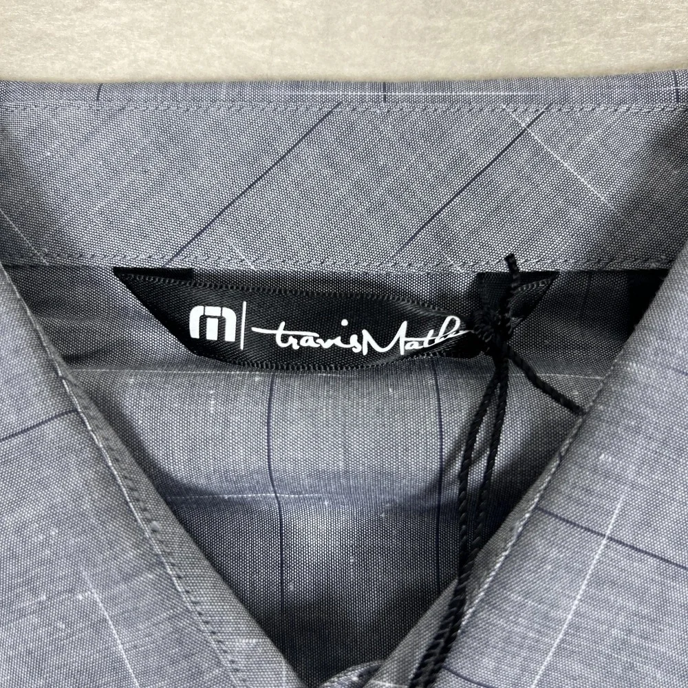 Travis Mathew Shirt Mens Small Rambler Button‎ Up Short Sleeve Golf Casual
